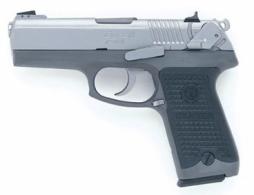 Ruger P-Series: Decocker 9mm Luger 4in Stainless, Black Syn K - 3072 Ruger P-Series: Decocker 9mm Luger 4in Stainless, Black Syn K - 3072