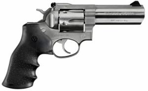Ruger GP-100 357 Mag 4in, Satin Stainless, and Rubber Grips