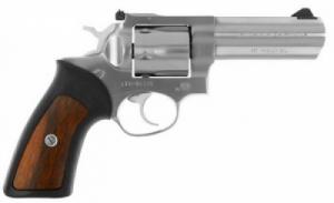 Ruger GP-100 357 Mag 4in, Satin Stainless, Rubber w/ Rosewood, F - 1720 Ruger GP-100 357 Mag 4in, Satin Stainless, Rubber w/ Rosewood, F - 1720