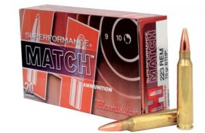 Hornady Superformance 223 Remington Boat Tail Hollow point 75gr 20rd box - 80264 Hornady Superformance 223 Remington Boat Tail Hollow point 75gr 20rd box - 80264