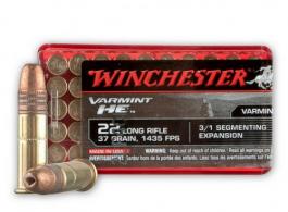 Winchester Varmint HE .22 LR  Hollow Point  Segmenting 50rd box - S22LRFSP