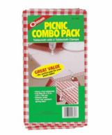Picnic Tablecloth and 6 Clamps 54x72 Inches - 0660