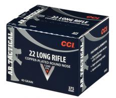 22 AR Tactical .22 Long Rifle Rimfire 40 Grain Copper Plated Rou - 00953 22 AR Tactical .22 Long Rifle Rimfire 40 Grain Copper Plated Rou - 00953