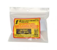 Cotton Flannel Patches .270-.38 Caliber 2 Inch Round 100 Per Bag - 102