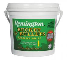 Remington High Velocity Golden Bullets .22 LR 36gr  Lead Hollow Points 1400rd bucket