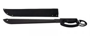 Hard Core Machete 19 Inch Blade With Sheath All Black - 1861