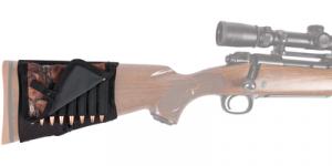 Rifle Shell Holder With Cover Holds 8 Cartridges Black/Mossy Oak - 2069