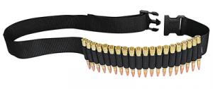 Rifle Shell Belt Holds 20 Cartridges Black - 212