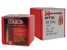 Lead Free Rifle Bullet .20 Caliber .204 Diameter 24 Grain NTX - 22000