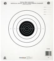 50 Foot Pistol Slowfire Tagboard Target 12 Per Pack - 40750