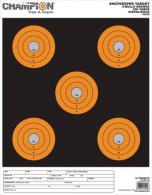 Shotkeeper Targets 5-Bull Large Orange 12 Pack - 45555