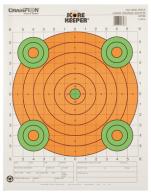 Scorekeeper Sight-In Targets Orange With Green Bulleyes 100 Yard - 45796 Scorekeeper Sight-In Targets Orange With Green Bulleyes 100 Yard - 45796