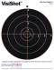 VisiShot 8 Inch Bullseye Target 10 Per Pack