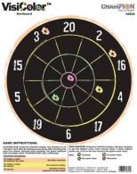 VisiColor Dartboard Target 10 Per Pack - 45825