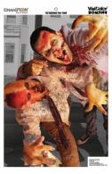 Zombie Poster Targets 24x45 Inches Gruesome Two-Some 10 Per Pack - 46066