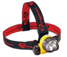 Argo Headlamp Yellow With Hardhat Straps Includes 3 AAA Alkaline