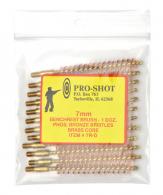 Brass Core-Bronze Bristle Rifle Length Bore Brush 7mm Caliber - 7R Brass Core-Bronze Bristle Rifle Length Bore Brush 7mm Caliber - 7R