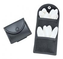 Double Latex Glove Pouch Black