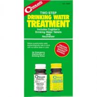 Coghlans Water Treatment tablets-2 step, neutralizer included - 9586
