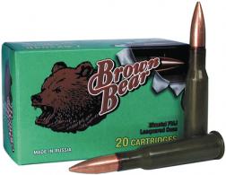 Brown Bear .308 Winchester 145 Grain Full Metal Jacket 500 Per C - AB308FMJ Brown Bear .308 Winchester 145 Grain Full Metal Jacket 500 Per C - AB308FMJ