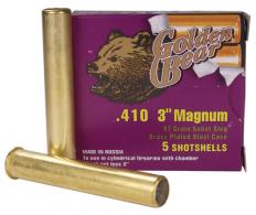 Golden Bear Slug Load .410 3 Inch 97 Grain Slug Golden Bear Slug Load .410 3 Inch 97 Grain Slug