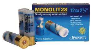 DDupleks Monolit28 Lead Free Slug 12 Gauge 2.75 Inch 1460 FPS 1 - AM1228 DDupleks Monolit28 Lead Free Slug 12 Gauge 2.75 Inch 1460 FPS 1 - AM1228