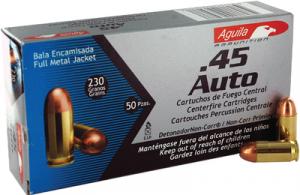 Aguila .45 ACP 230 Grain Full Metal Jacket 50 Per Box - AMS45 Aguila .45 ACP 230 Grain Full Metal Jacket 50 Per Box - AMS45