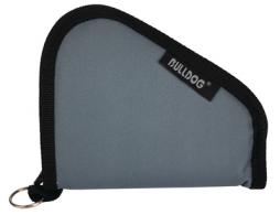 Pistol Rug Without Handles Grey With Black Trim 7x6 Inches - BD609