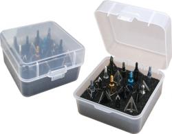 Clear Broadhead Box Holds 16 - BH-16 Clear Broadhead Box Holds 16 - BH-16