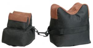 Two-Piece Bench Bags Fabric and Leather Black Filled - BRB2F-28213 Two-Piece Bench Bags Fabric and Leather Black Filled - BRB2F-28213