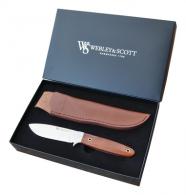 Hunting Knife 4 Inch Stainless Steel Fixed Blade Rosewood Handle - BRWSK100