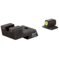 Trijicon 1911 Novak Cut HD Night Sight Set, Yellow Front Outline - CA128Y Trijicon 1911 Novak Cut HD Night Sight Set, Yellow Front Outline - CA128Y