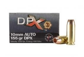 Hunter 10mm Auto 155 Grain Deep Penetrating X - DPX10155/20 Hunter 10mm Auto 155 Grain Deep Penetrating X - DPX10155/20