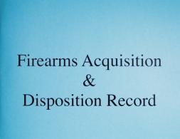 Acquisition and Disposition Record Book