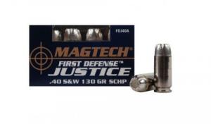 First Defense Justice .40 Smith & Wesson 130 Grain Solid Copper - FDJ40A