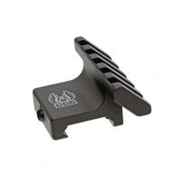 45 Degree Offset Accessory Rail Black