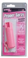 Sabre Red USA NBCF Pink Hard Case Key Ring Pepper Spray Detachab
