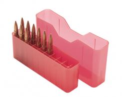 J-20 Slip-Top Boxes .270 to .450 Caliber Clear Red - J-20-MLD-29