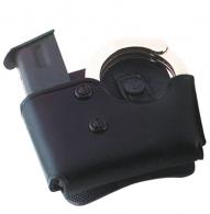 Cop Magazine/Cuff Paddle Carrier For .45 Single Column Polymer B - MCP28B