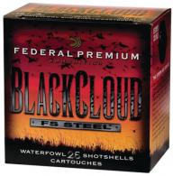 FEDERAL BLACK CLOUD FS STEEL 12 GAUGE 3' 1-1/4OZ #BBB 25/BX (25 R - PWB142 BBB FEDERAL BLACK CLOUD FS STEEL 12 GAUGE 3' 1-1/4OZ #BBB 25/BX (25 R - PWB142 BBB