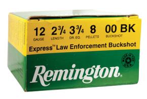 Law Enforcement 12 Gauge 2.75 Inch 1200 FPS 8 Pellets 00 Buck - RR128B00