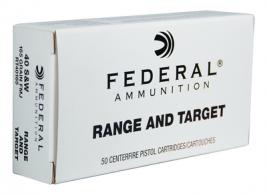 Federal Range and Target Handgun Ammunition .40 S&W 165 Grain Fu - RT40165 Federal Range and Target Handgun Ammunition .40 S&W 165 Grain Fu - RT40165