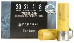 Top Gun 20 Gauge 2.75 Inch 1210 FPS .875 Ounce 8 Round - TG20 8