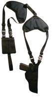 Deluxe Shoulder Vertical Holster Size 8 Black Ambidextrous - WSHDV 8