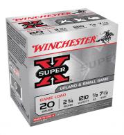 Winchester Super-X  Game Load  20 GA   2-3/4"  7/8oz #7.5 25rd box