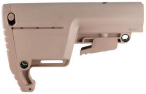 Battlelink Utility Low Profile Stock Military For Mil Spec Size 1.148 Diameter Receiver Extensions Flat Dark Earth - BULSMILFDE