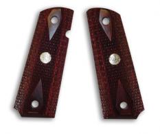 1911 Grips With Smith & Wesson Medallion Rosewood - 19400