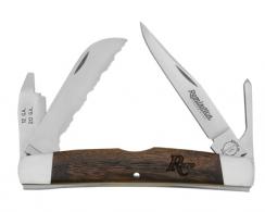 Waterfowl R-21 Folding Knife 4 Inch Clip Point Blade Serrated Sheep Foot Blade Plus Tools - 19976