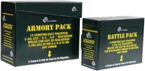 Stainless Steel AR Magazine Combo .223 Remington/5.56mm 30 Round Matte Black Six 6-Packs and One 12-Pack Counter Display - 3023041178MLC