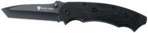 Black Label Perfect Storm Folding Knife 3.8 Inch Tanto Blade Boxed
